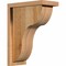 Ekena Millwork Carmel Rough Sawn Corbel w/Backplate, Western Red Cedar, 6"W x 12"D x 16"H COR06X12X16CAR01RWR - alternate 1